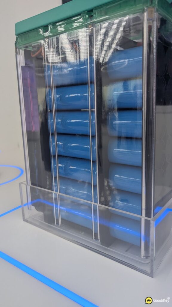 Honda EV Store Battery Close Up