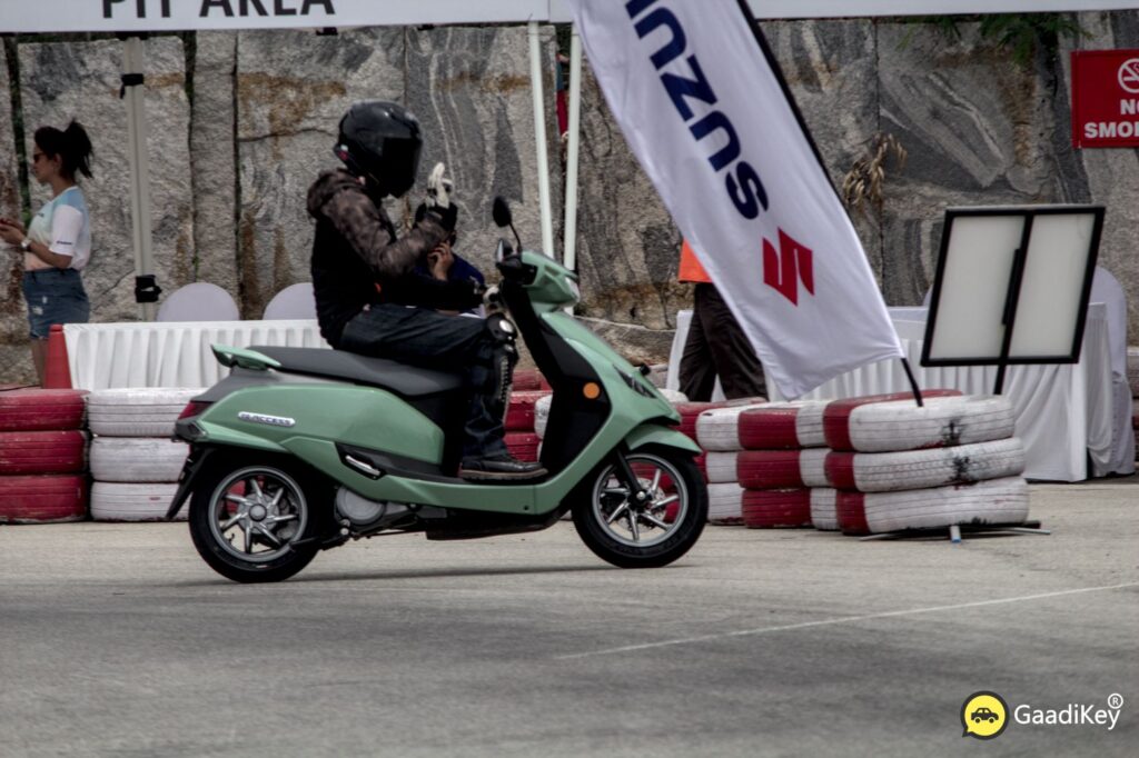 Suzuki e Access on Track