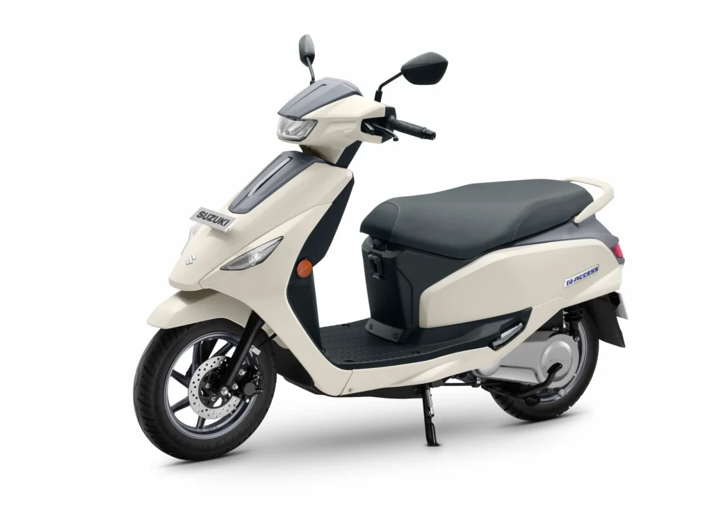 2025 Suzuki e Access Pearl White Color