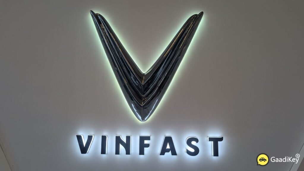 VinFast Logo --- Lulu Mall Bengaluru