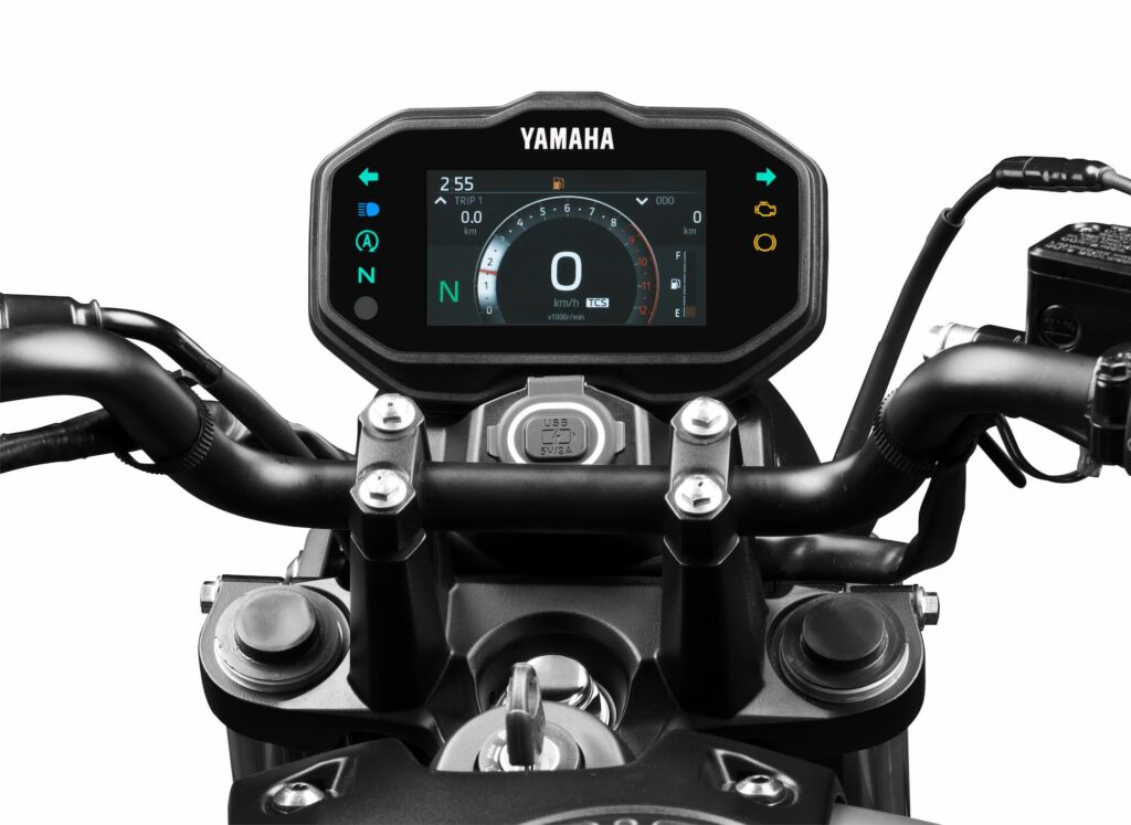 2025 Yamaha FZ-X TFT Screen Features