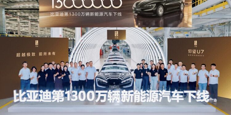 BYD 13 Million Cars