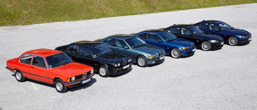 All Cars BMW 3 Series Over the Years