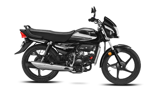 2025 Hero HF Deluxe Pro Grey Color (Black-Grey Stripe)