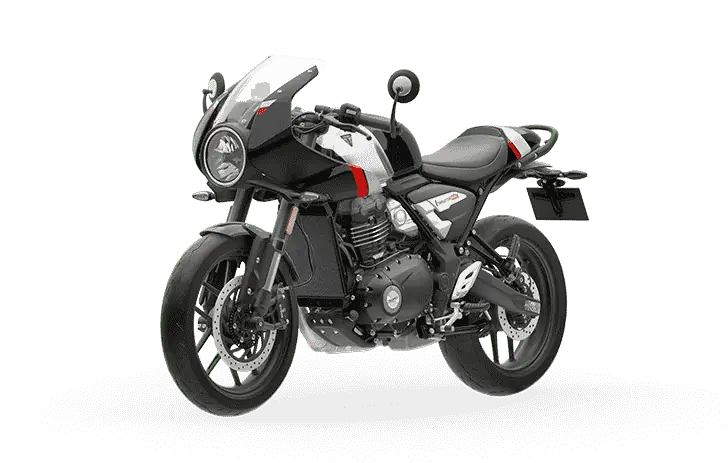 Triumph Thruxton 400 Black Color (Phantom Black/Aluminium Silver)