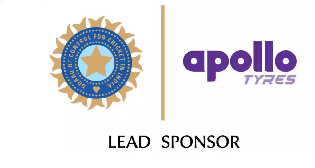 Apollo Tyres Sponsors Team India Jersey