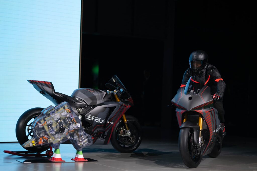 Ducati V21L Prototype & Solid-State Batteries Demonstration