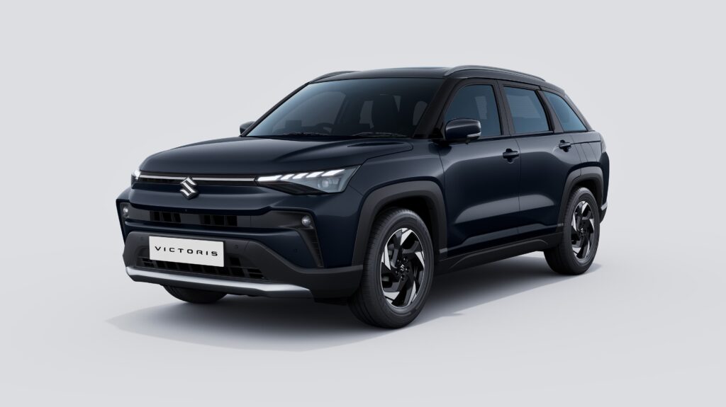 Maruti Victoris in Black Color (Bluish Black) 
