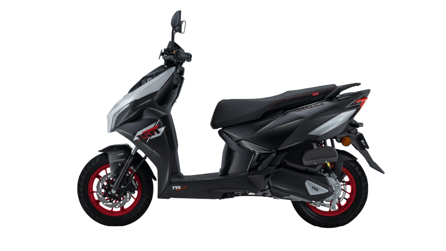 TVS NTORQ 150 Red color photo