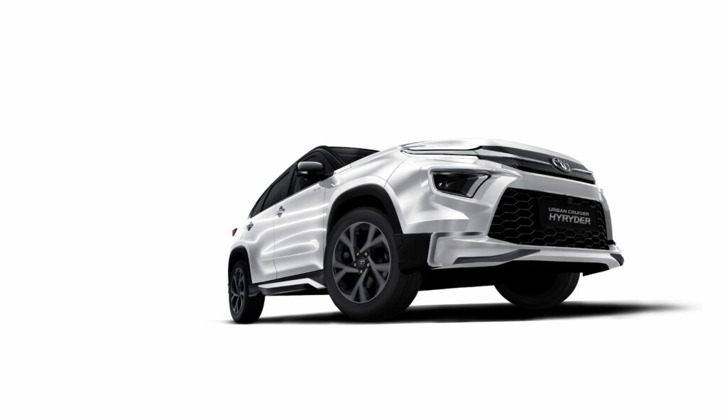 Toyota Hyryder White Color Aero Edition 