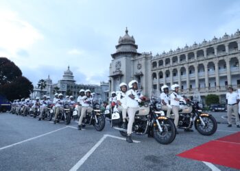 Honda CB350 Karnataka Police QRT Quick Response Team