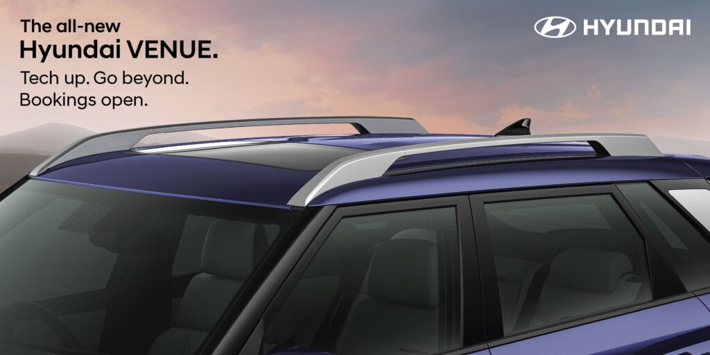 Close-up of the Bridge Type Roof Rails on the all-new 2025 Hyundai Venue