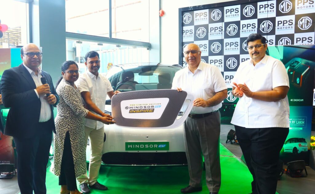 MG Windsor Pro Inspire Edition EV Delivery 