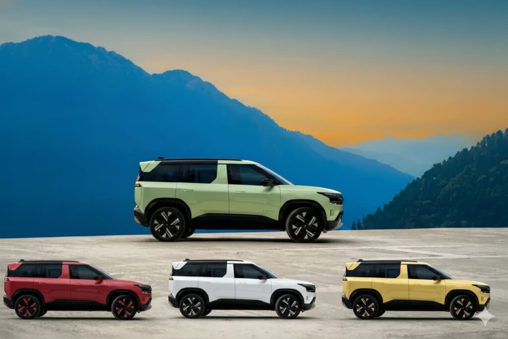 2025 Tata Sierra All Colors New Sierra Colors All New Sierra SUV