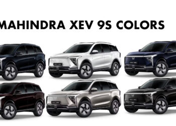 Mahindra XEV 9S Colors All Colors New Mahindra XEV 9S Electric SUV