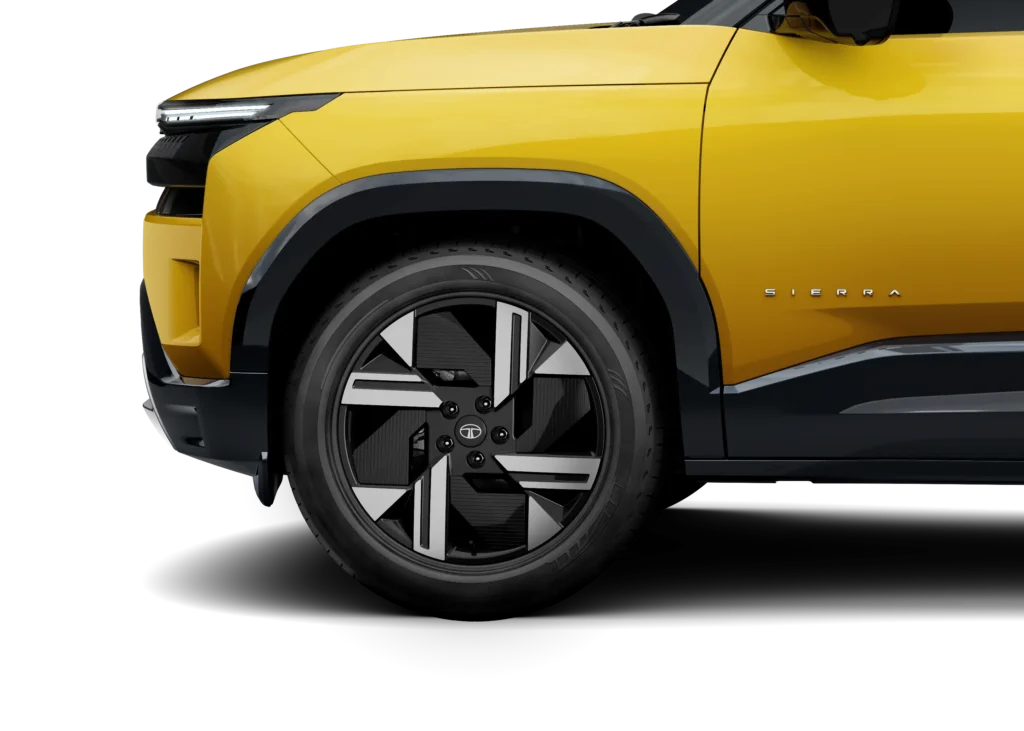 2025 Tata Sierra Wheels Photo Alloy Wheels
