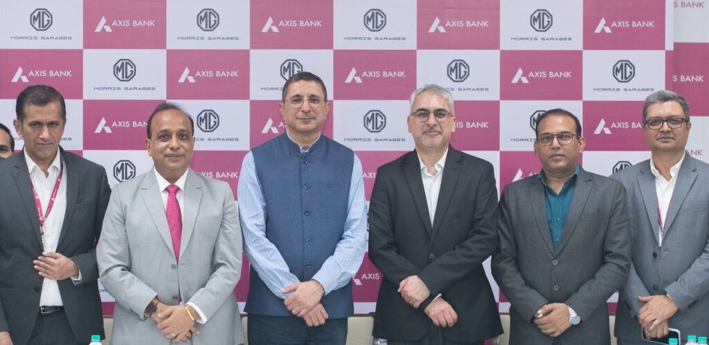 MG Motor Axis Bank