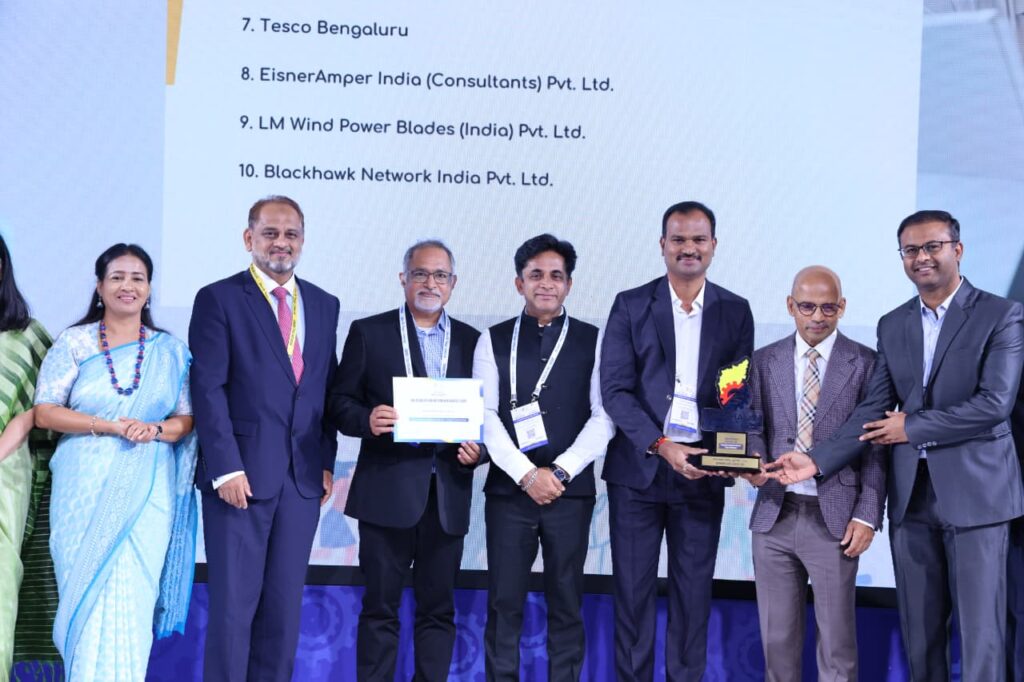 Kaushalya Karnataka Award to Toyota Kirloskar Motor