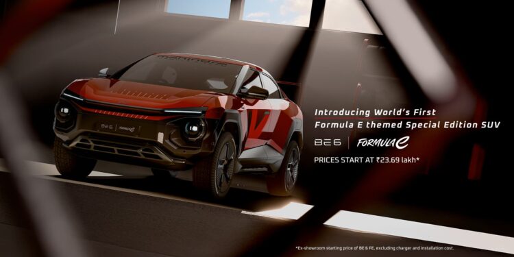 Mahindra BE 6 Formula E Edition Sports Car Launched