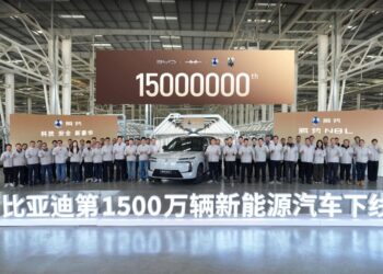 15 Millionth Electric Vehicle by BYD - Milestone