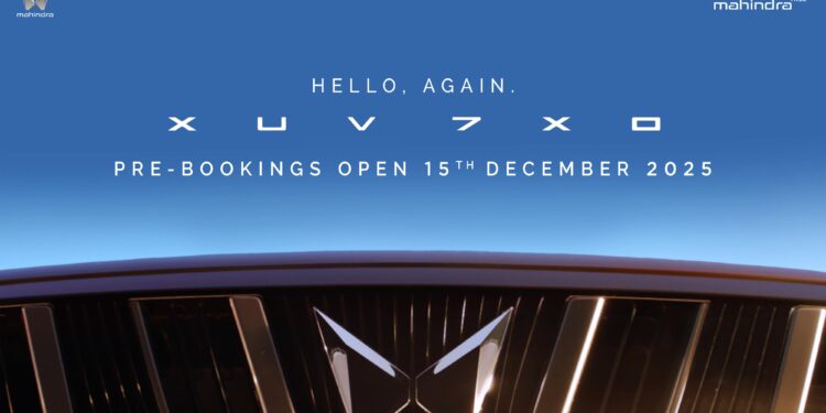 Mahindra XUV 7XO Bookings Open Pre Bookings New XUV 7XO