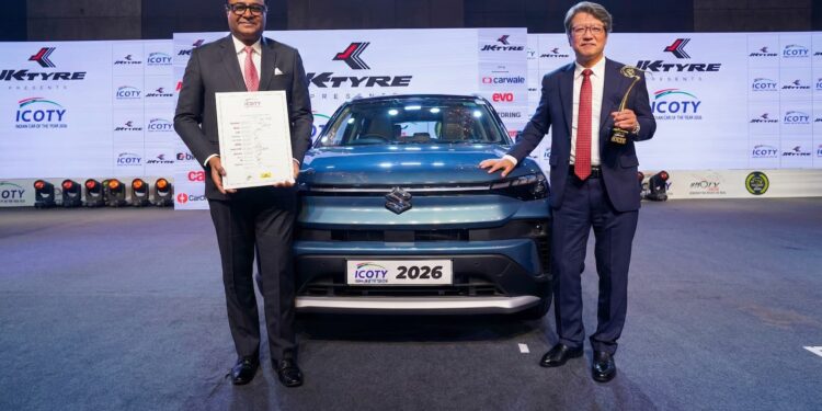 2026 Maruti VICTORIS ICOTY Winner 2026 ICOTY 2026