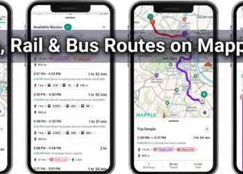 MapMyIndia Mappls App Metrol Rail Bus Routes Mappls