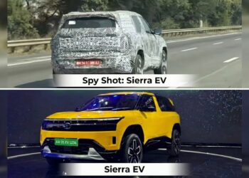 Tata Sierra EV Spyshot - New Sierra Electric Spied Testing No Exhaust Pipe