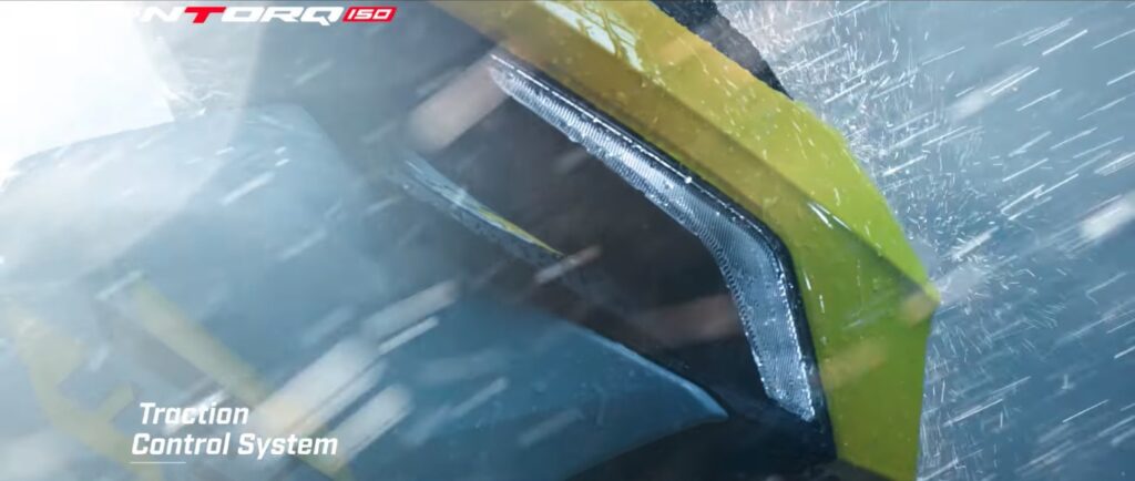 2026 TVS NTORQ 150 Yellow Color Traction Control System