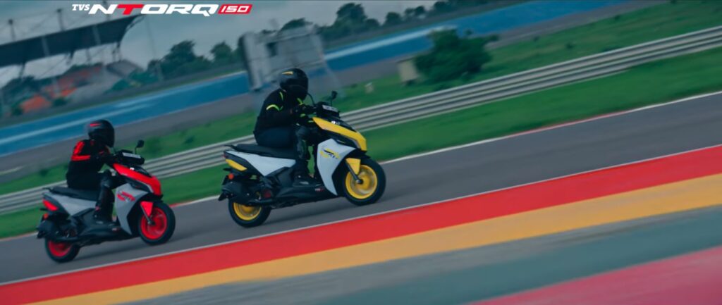 2026 TVS NTORQ 150 Race Track pHOTOS
