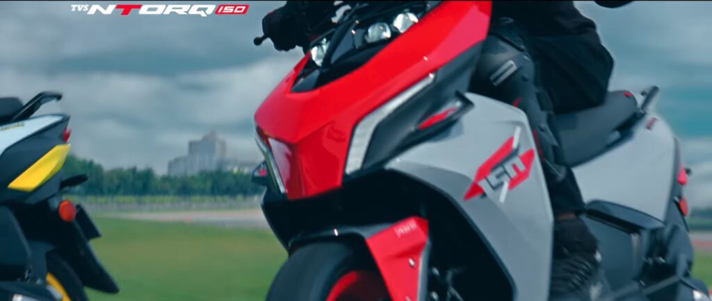 2026 TVS NTORQ 150 Red Color
