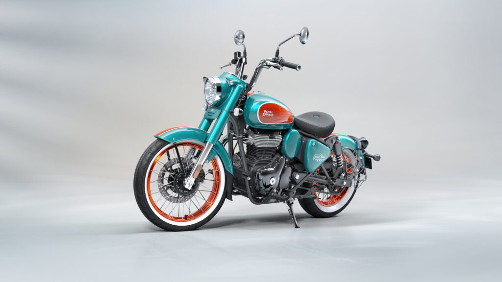 All New 2026 Goan Classic 350 Cyan Blue Color New Model 2026