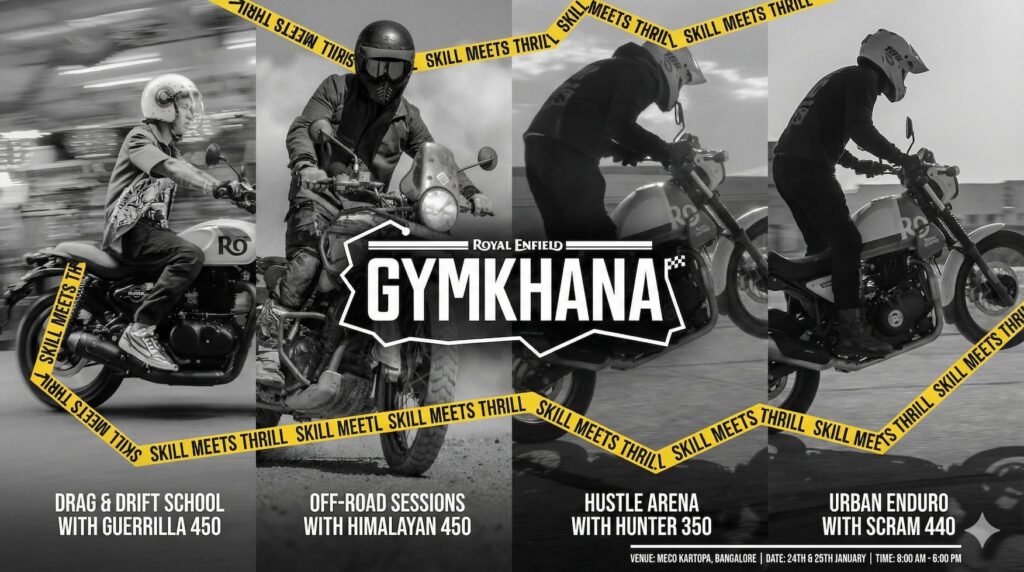 Royal Enfield Gymkhana 2026 Bangalore Event