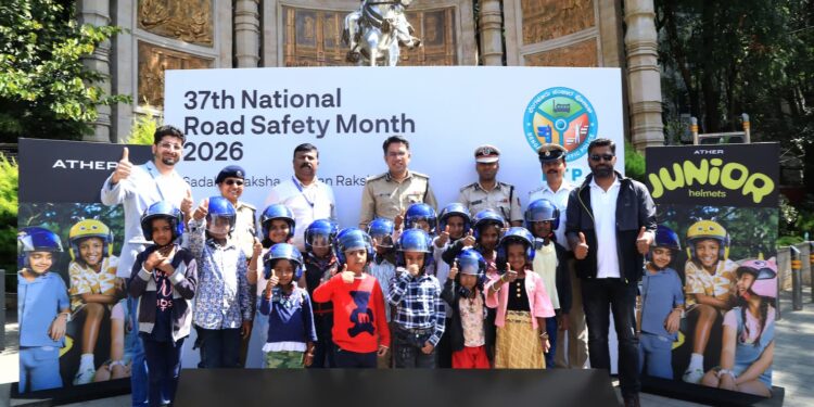 Saurabh Sharma Ather during Road Safety Month