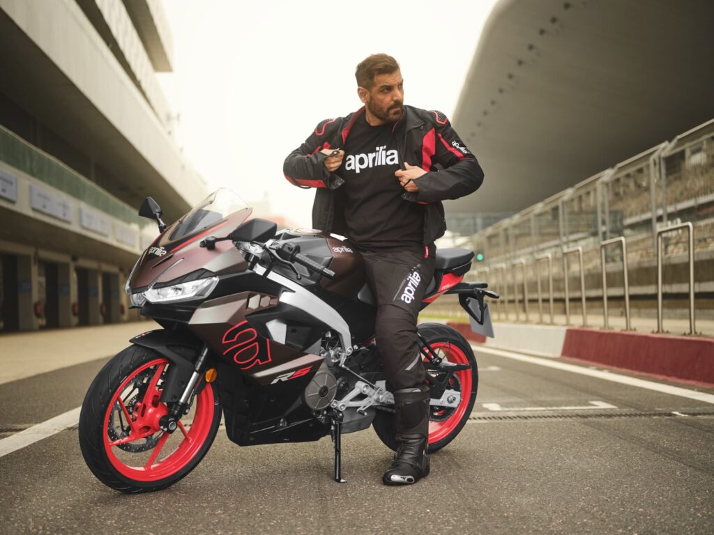 John Abraham 2026 Aprilia RS 457 Poster