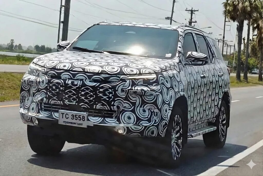 New Toyota Fortuner 2026 Model Spy Shot