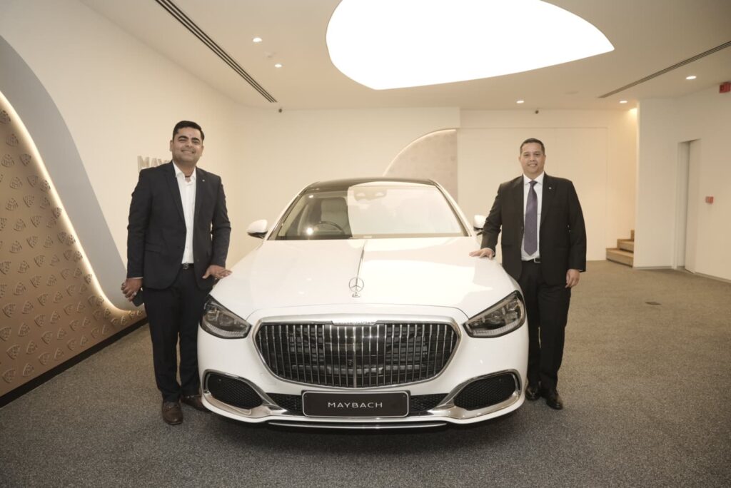 Mr. Brendon Sissing VP Sales Marketing Mercedes-Benz India and Mr. Sunil Madhyani MD City Star inaugurates a state-of-art luxury showroom in Raipur City Star