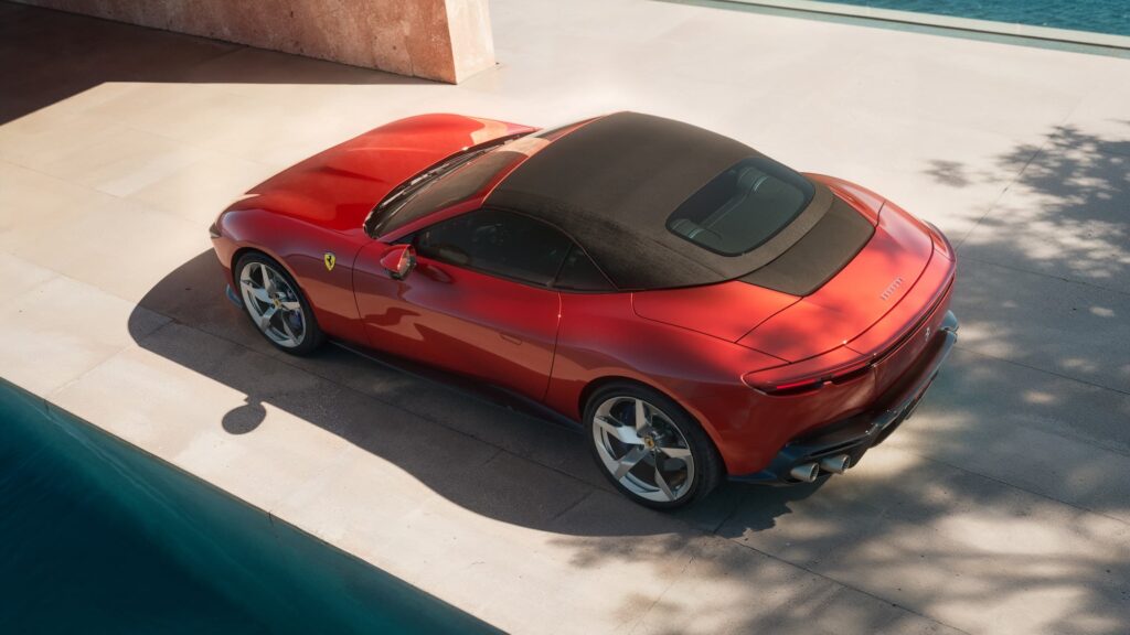 Ferrari Amalfi Spider Rosso Tramonto (Sunset Red) Closed Hard Top .. New 2026 Model