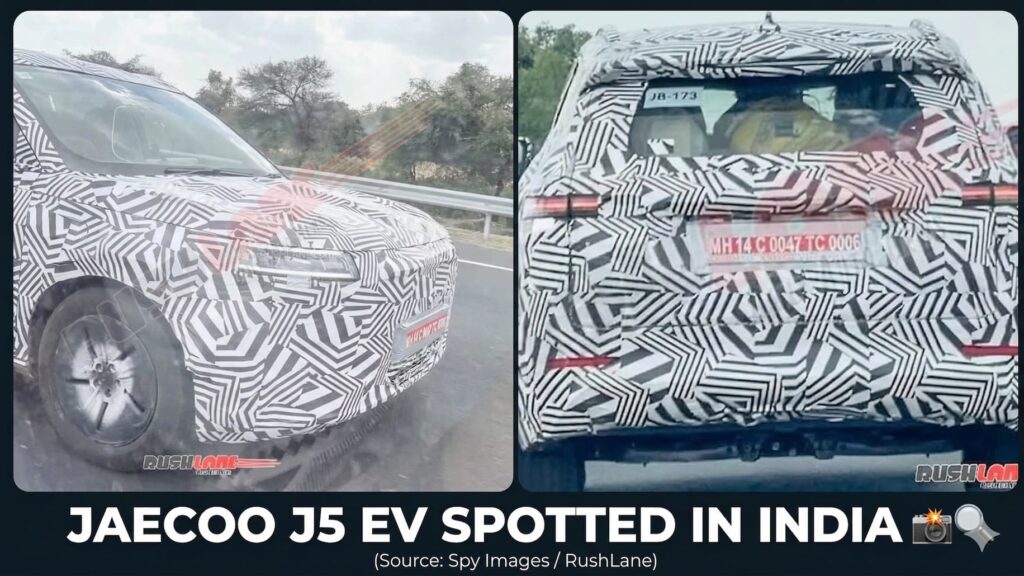 Jaecoo J5 EV Testing JSW Motors Electric SUV Photos