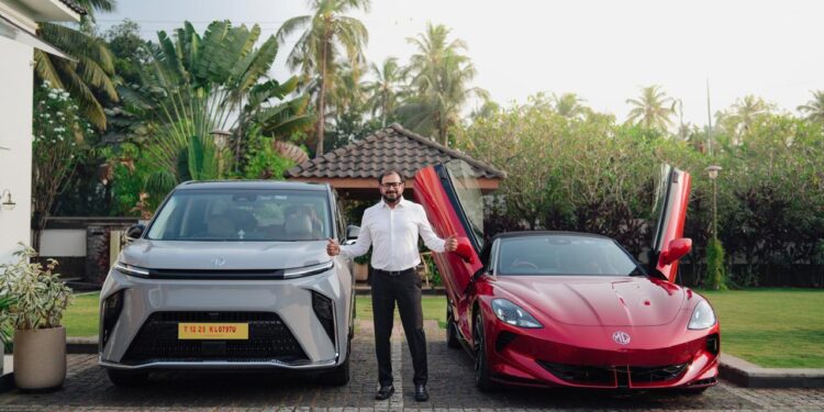 MG M9 and MG Cyberster Customer from Kerala