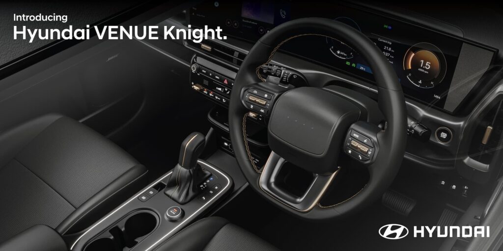 Venue Knight Edition Interior