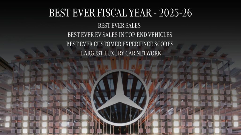 Mercedes-Benz India Sales FY 2026