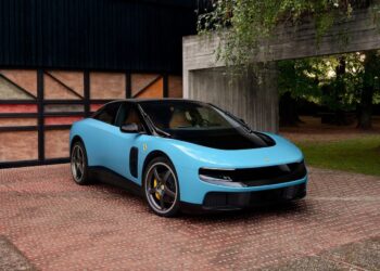 Ferrari LUCE Electric Blue Color