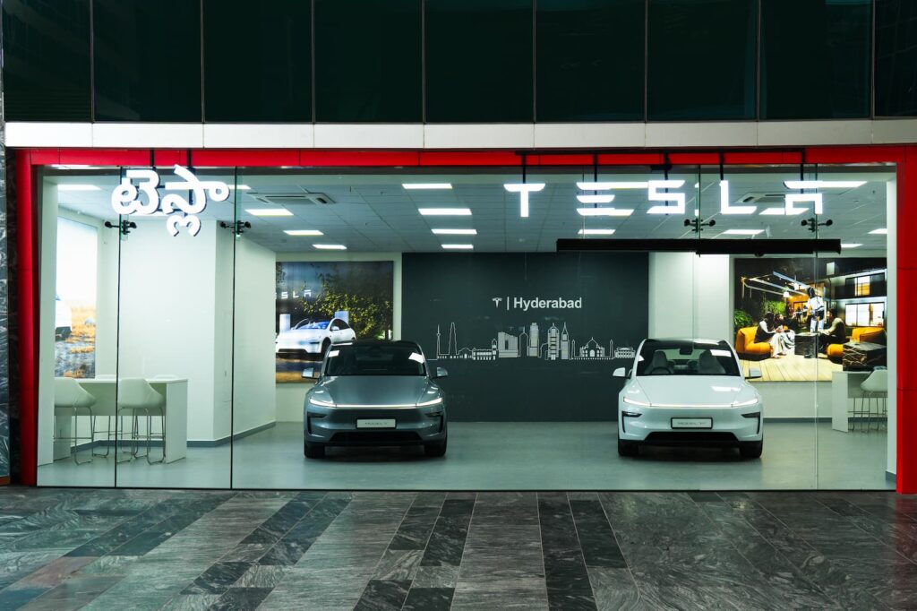Tesla Experience Centre in Hyderabad