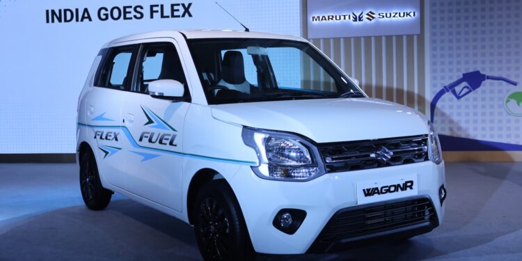 All New Maruti WagonR Flex Fuel Car Launch E20 to E100 Fuel Compatible